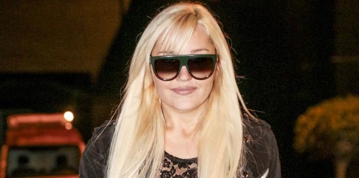 Amanda Bynes makes a rare appearance for the Obsev Studios holiday party