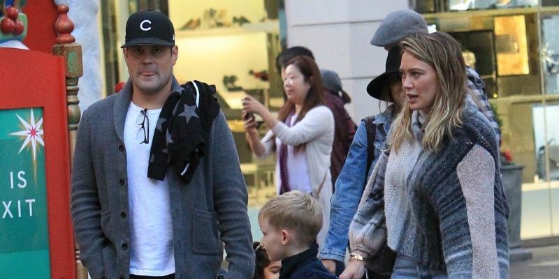 Hilary Duff And Ex Mike Comrie Reunite For Holiday Fun With Son Luca