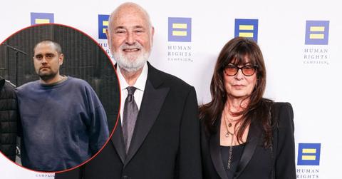 Split Photo of Nick Reiner, Rob Reiner and Michele Reiner