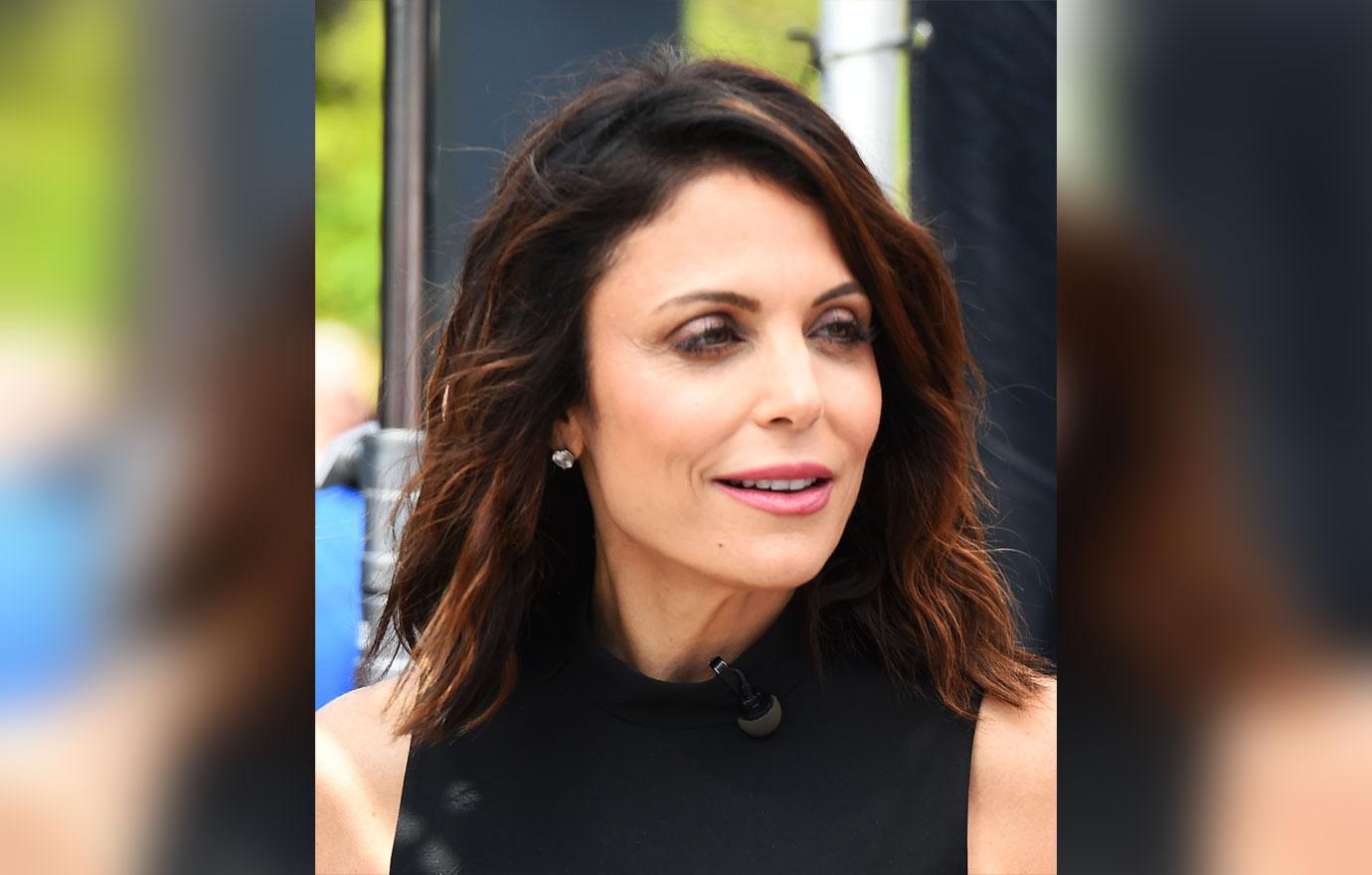 Bethenny Frankel visits the set of Extra TV