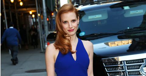 Jessica Chastain visits 'The Late Show with David Letterman' in NYC