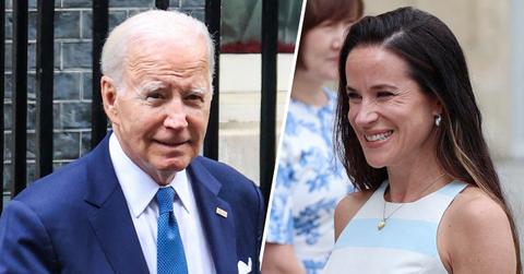 Composite photo of Joe Biden and Ashley Biden.