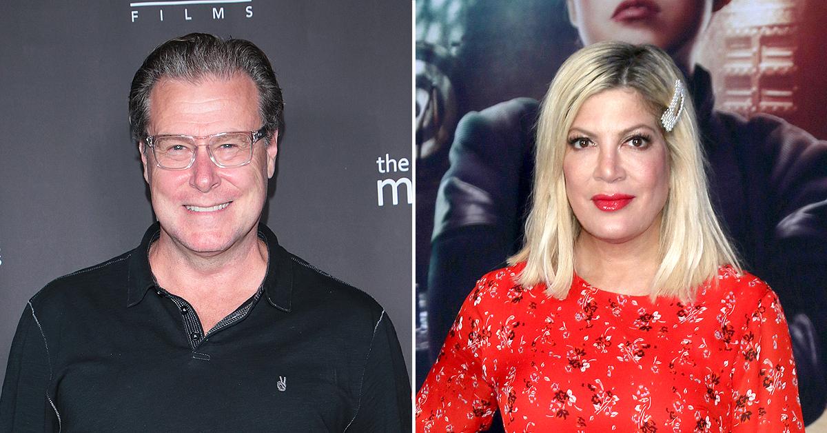 dean mcdermott red carpet faking a murder premiere without estranged wife tori spelling