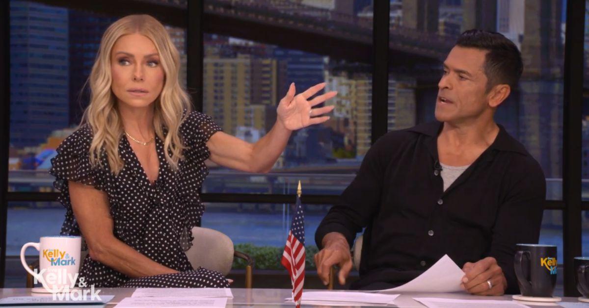 image of Kelly Ripa joked about Michael Gelman’s driving during the July 22 episode of ‘Live With Kelly & Mark.'