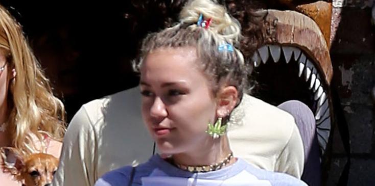 Exclusive… Miley Cyrus Shows Off Her Love For Marijuana