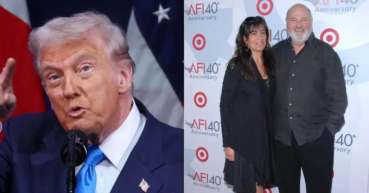 Photo of Trump claimed Rob Reiner and his wife, Michele, died from 'Trump derangement syndrome.'