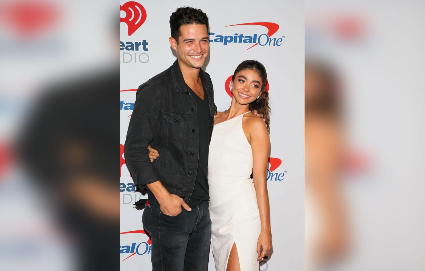 //sarah hyland wells adams engaged