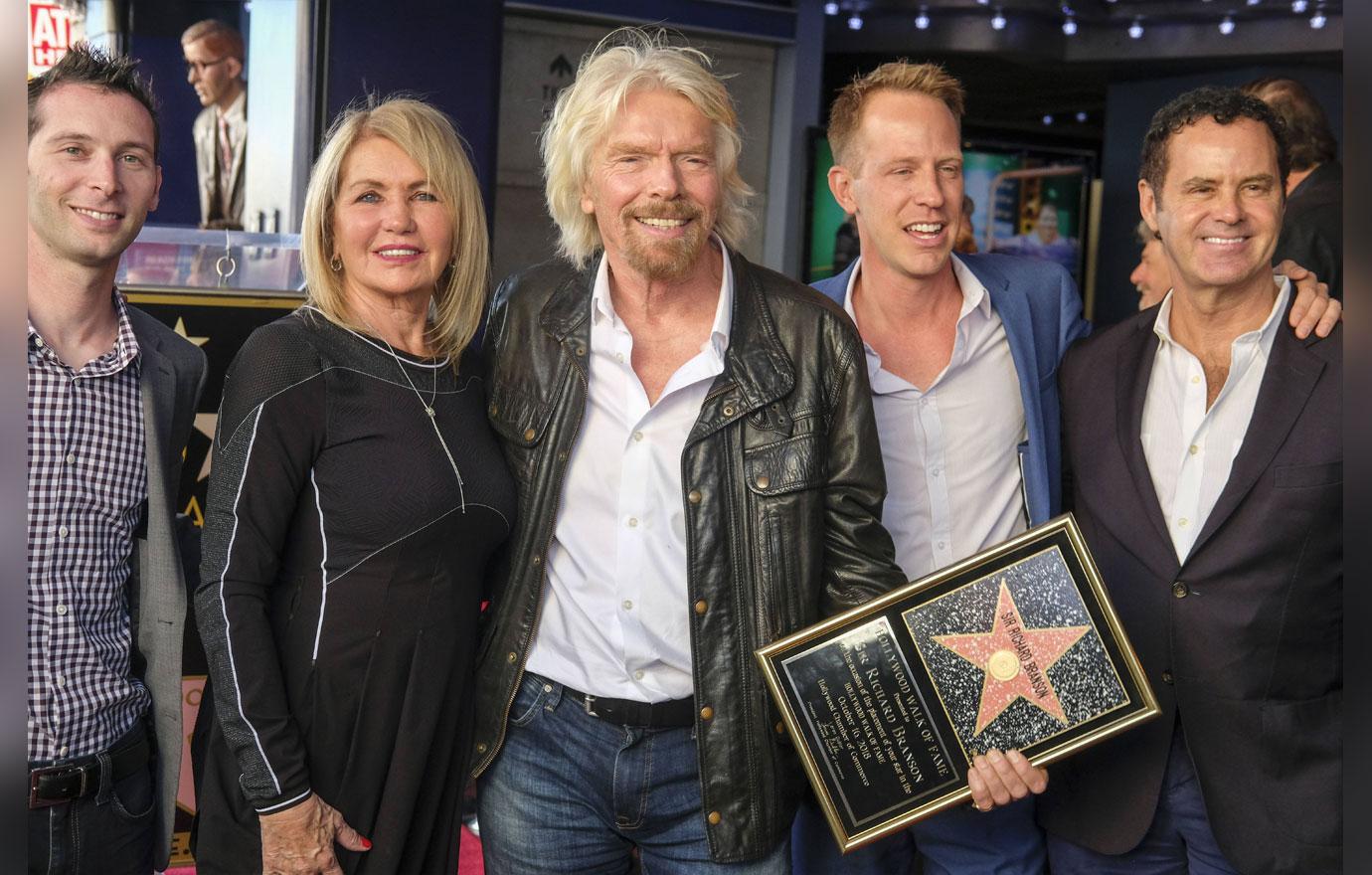 Richard Branson Gets Hollywood Walk of Fame Star