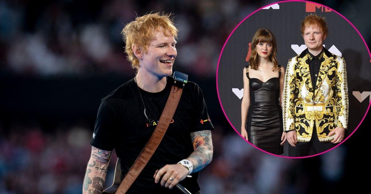 Composite Photos of Ed Sheeran and Cherry Seaborn 