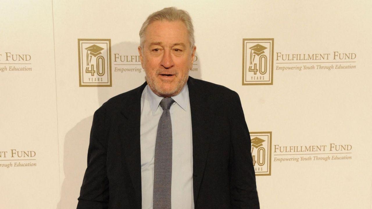Image of Robert De Niro reflected on his experience raising seven children at different stages of his life.