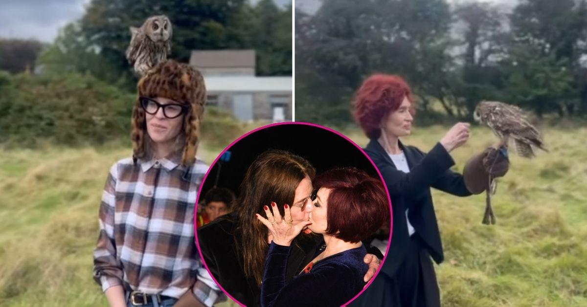 Composite Photos of Sharon Osbourne, Kelly Osbourne and Ozzy Osbourne