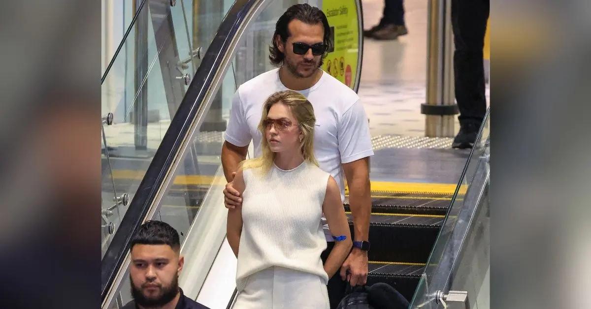 Image of the movie star and Davino started dating in 2018.