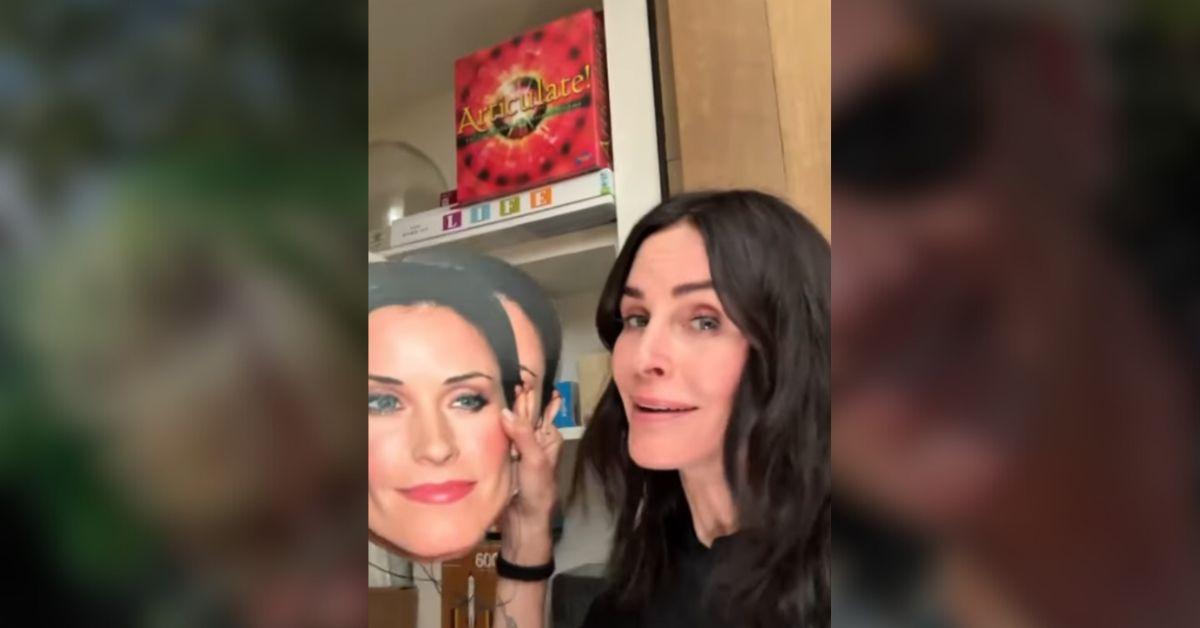 Courteney Cox Gives Rare Closet Tour Filled With Bizarre Items: Video