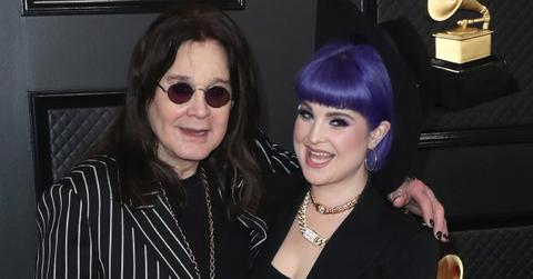 Photo of Ozzy and Kelly Osbourne.
