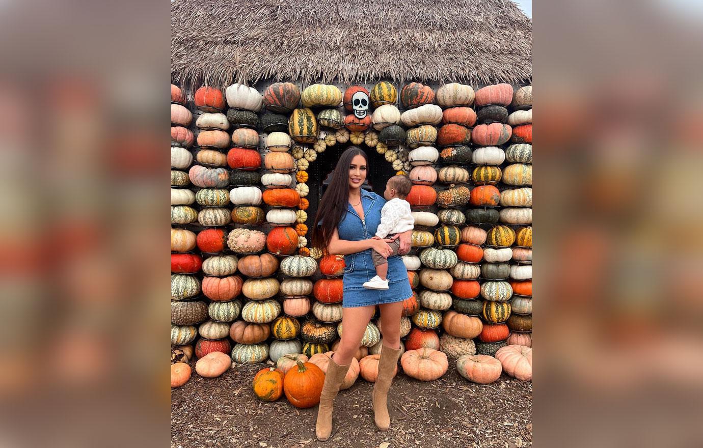 maralee nichols celebrates theos first halloween while tristan thompson bonds with his khloe kardashians baby boy