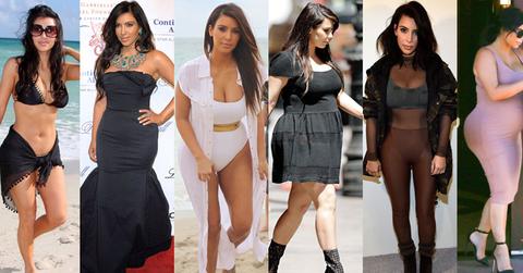 Kim kardashian weight gain loss body baby diet surgery 02