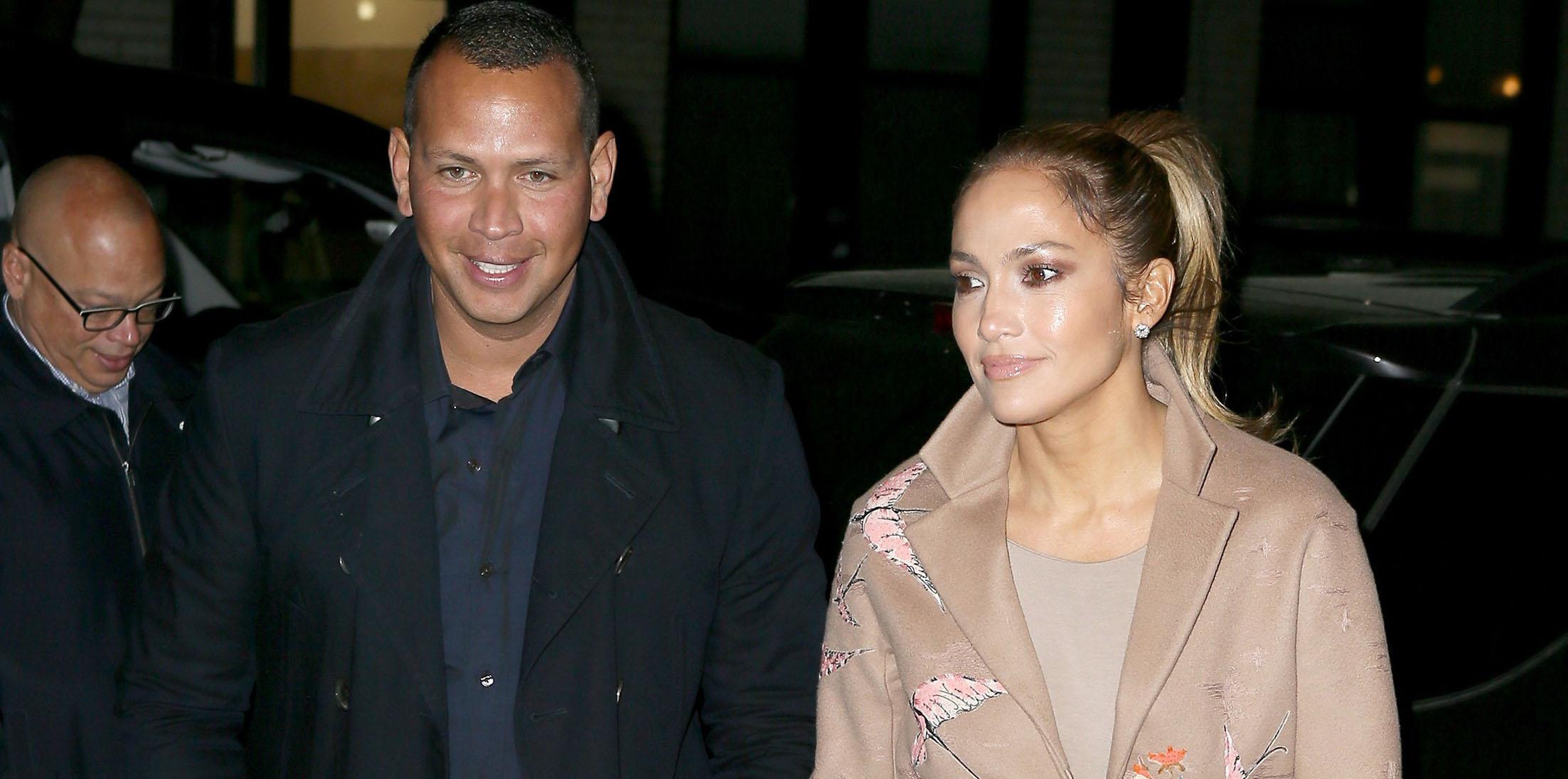 Jennifer Lopez and Alex Rodriguez look smitten as they head to dinner