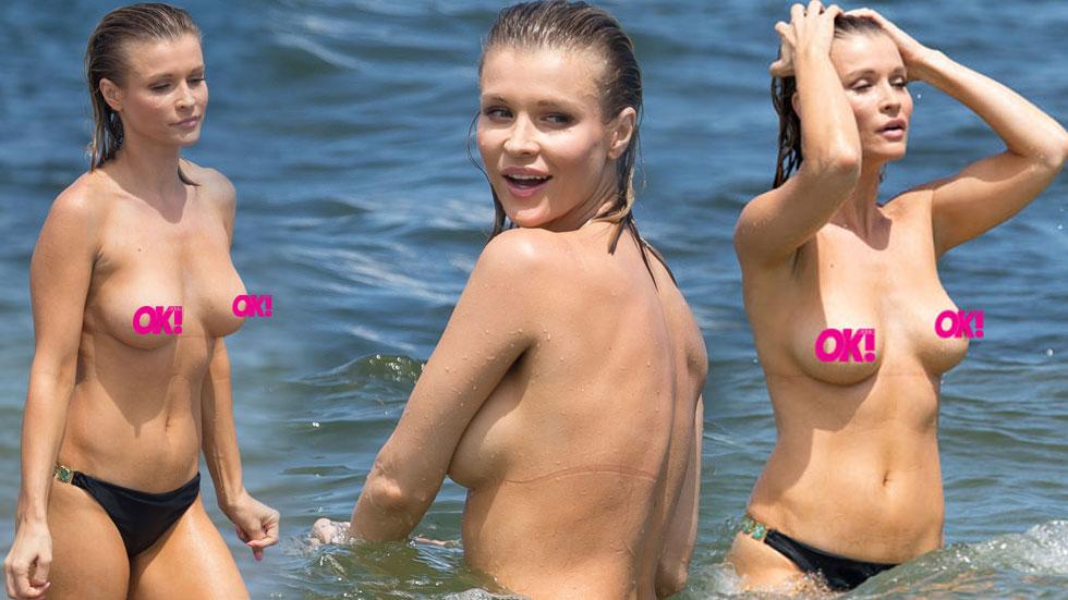 Joanna krupa topless naked bikini beach 10