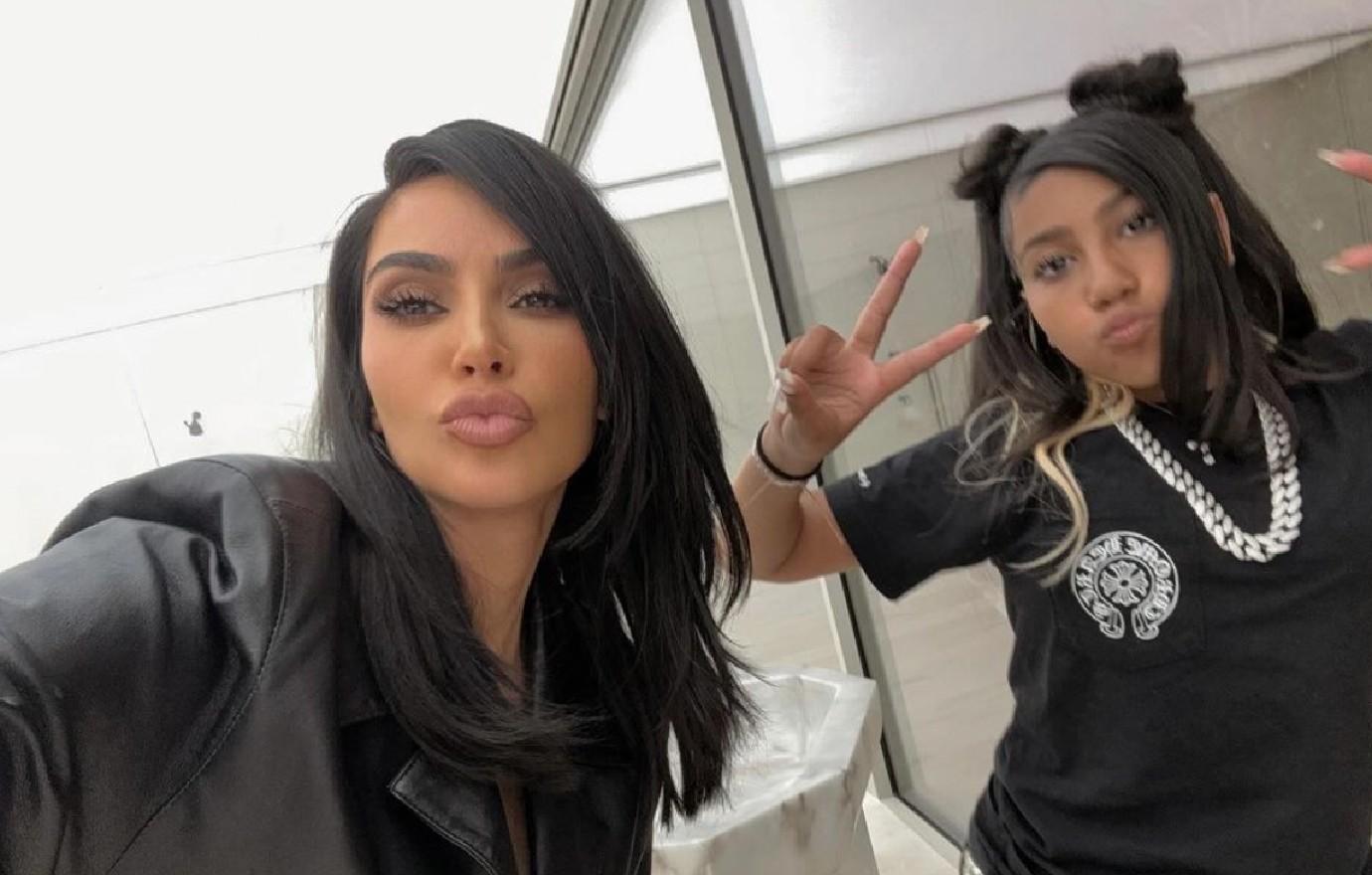 north west disses mom kim kardashian not cooking her family  years