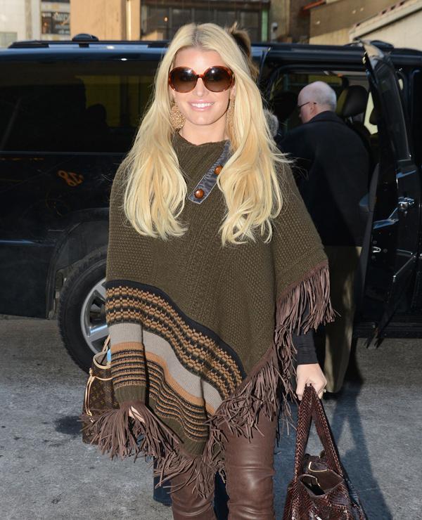 Jessica simpson poncho