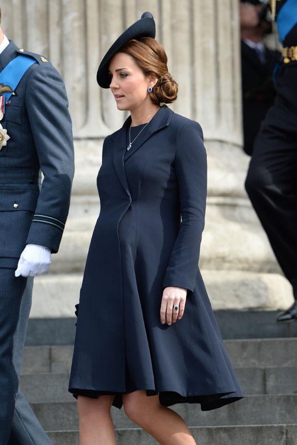 Pregnant kate middleton prince william st paul cathedral 007