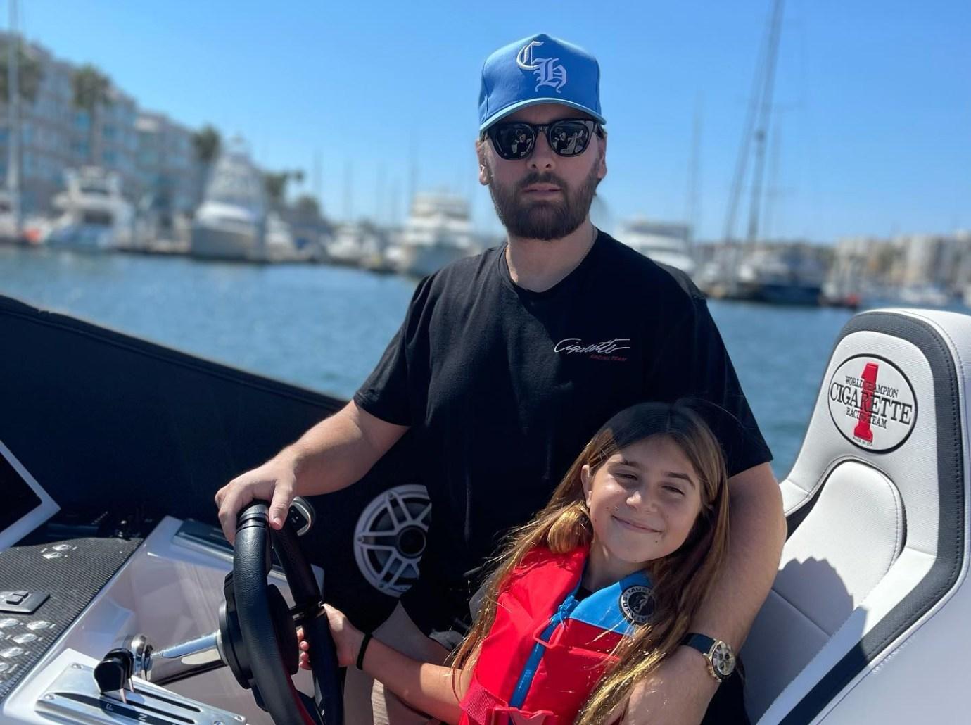 scott disick praised sharing video daughter penelope north west