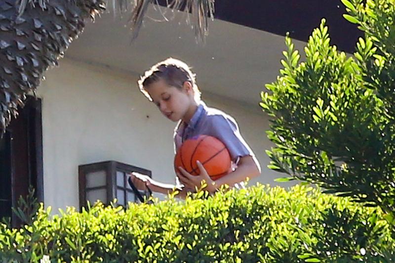 Shiloh Nouvel Jolie Pitt is seen at Angelina Jolie&#8217;s LA hideout