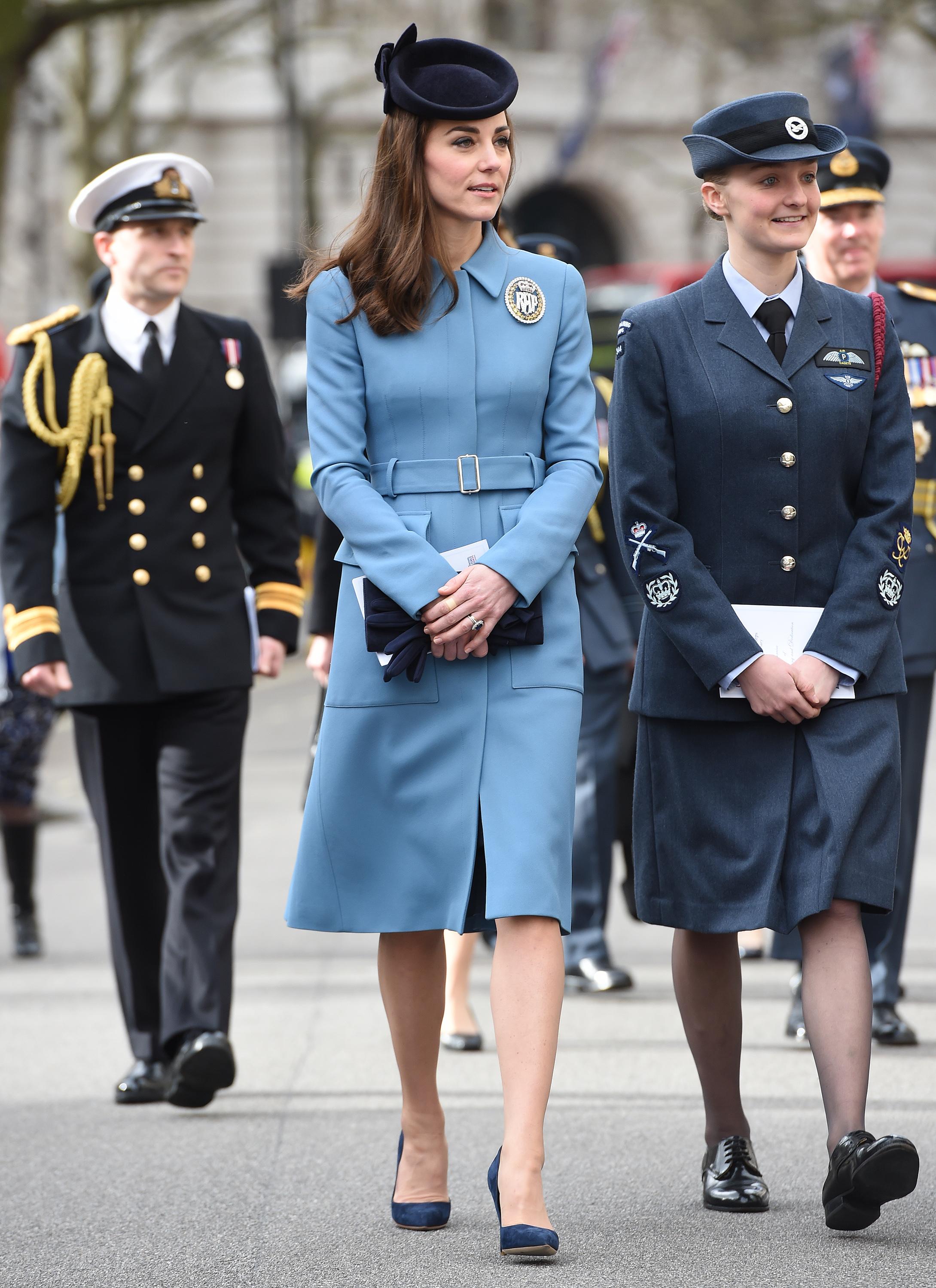 The Duchess of Cambridge marks the Air Cadets 75th Anniversary