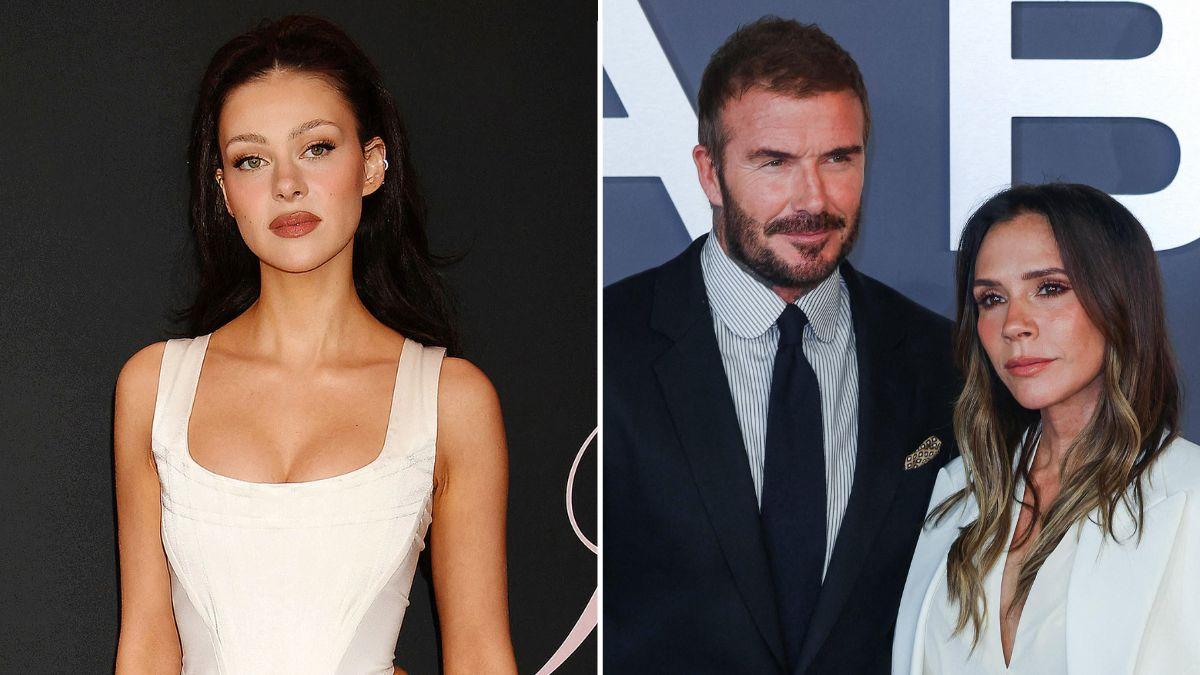 Photo of Nicola Peltz, David Beckham and Victoria Beckham