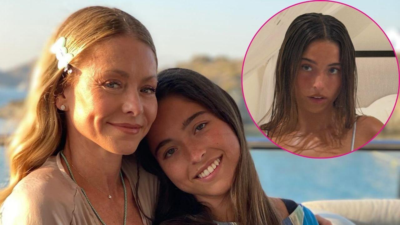 Composite photo of Kelly Ripa and Lola Consuelos.