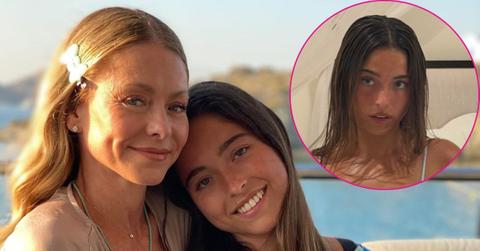 Composite photo of Kelly Ripa and Lola Consuelos.