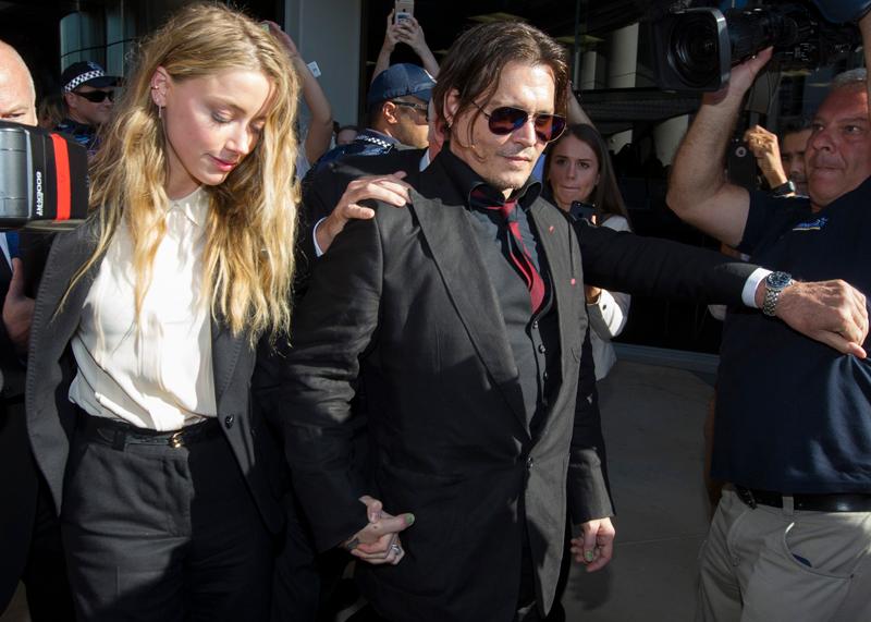 Johnny Depp and Amber Heard attend court date in Gold Coast.