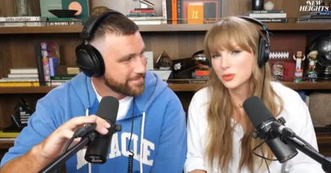 taylor swift travis kelce engagement clues on new heights podcast