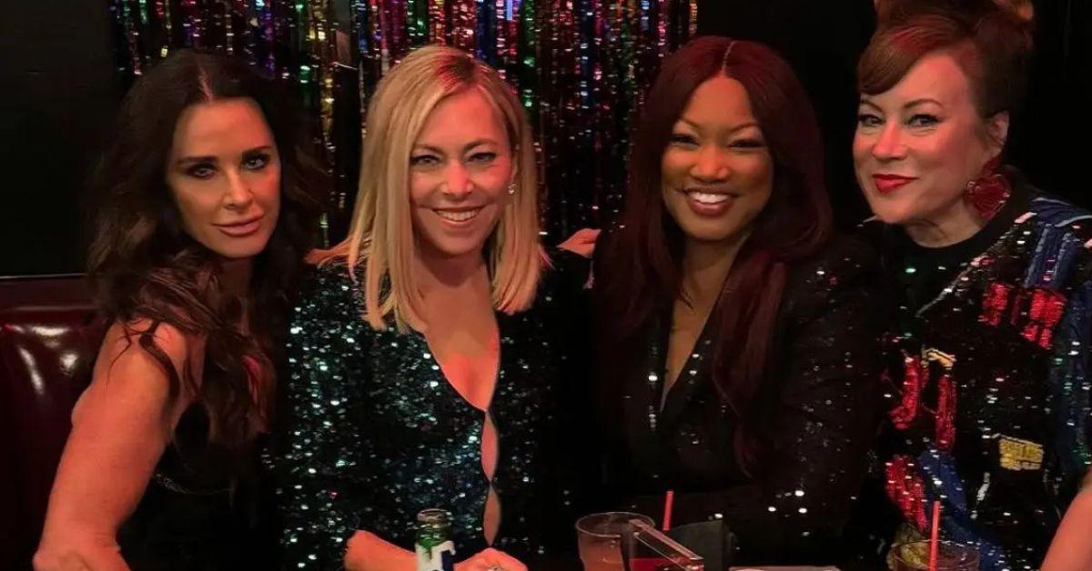 Photo of Kyle Richards, Sutton Stracke, Garcelle Beauvais and Jennifer Tilly