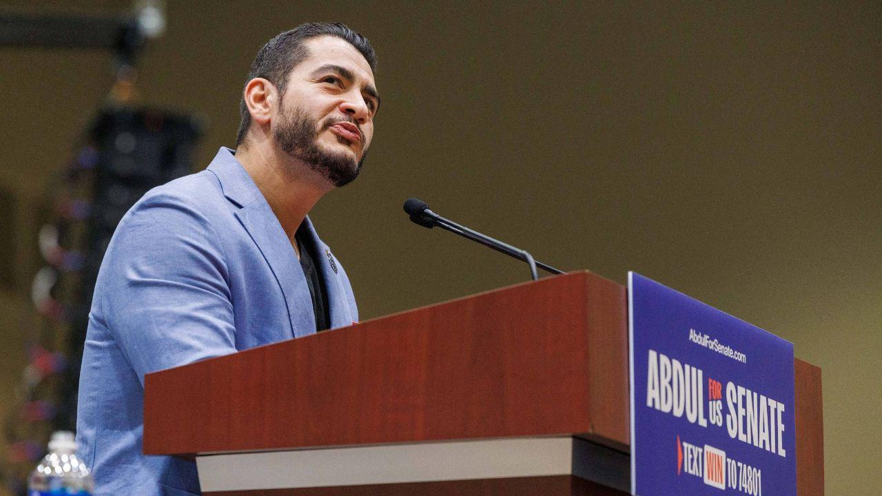 Image of Abdul El-Sayed tried to highlight his ideas about the Iran war during his recent interview with Fox News host Jesse Watters.