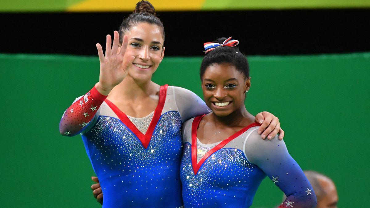 image of The star is recognized as one of the most decorated U.S. gymnasts with six total Olympic medals.