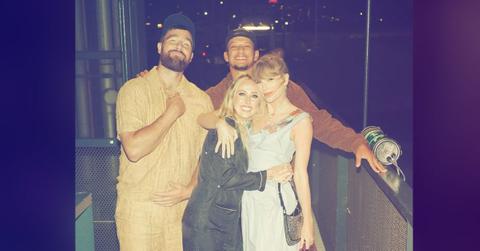 Photo of Travis Kelce, Patrick Mahomes, Taylor Swift and Brittany Mahomes