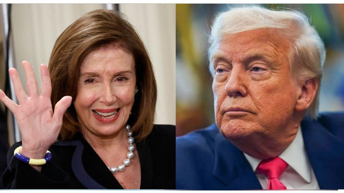 Photo of Nancy Pelosi and Donald Trump