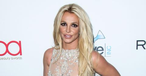 britney spears topless shower