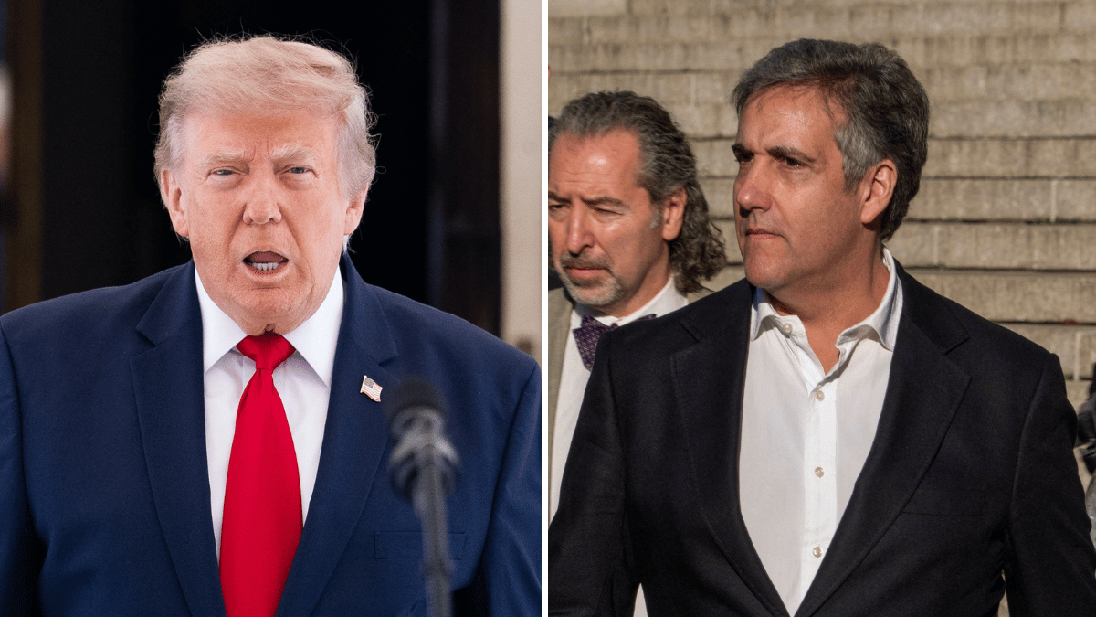 Photo of Michael Cohen had turned on Donald Trump before reconciling.