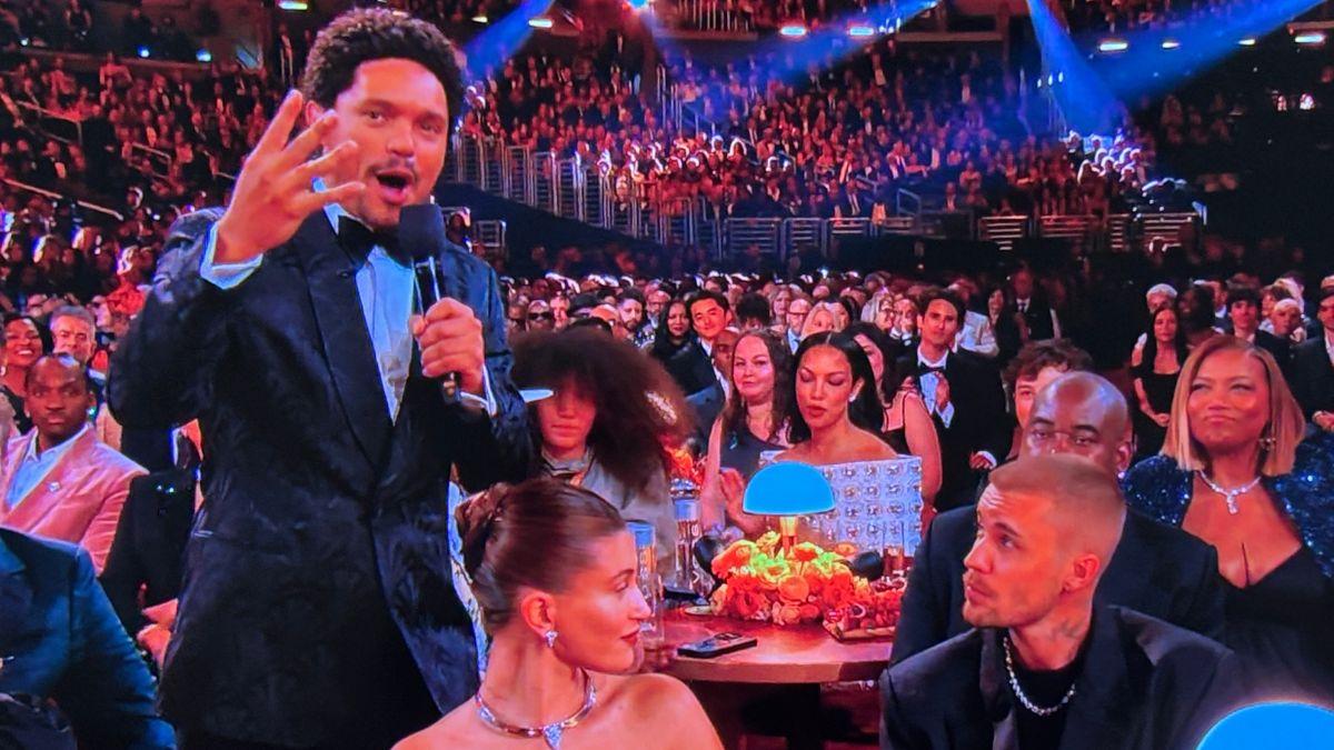 Photo of Trevor Noah, Hailey Bieber and Justin Bieber