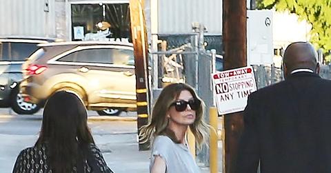 Ellen Pompeo seen at the ‘Jimmy Kimmel Live!’ studio