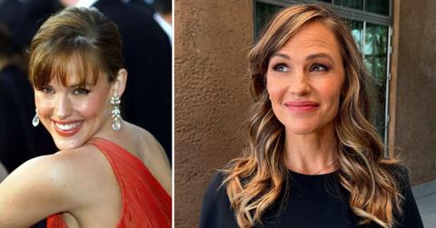 Two photos of Jennifer Garner