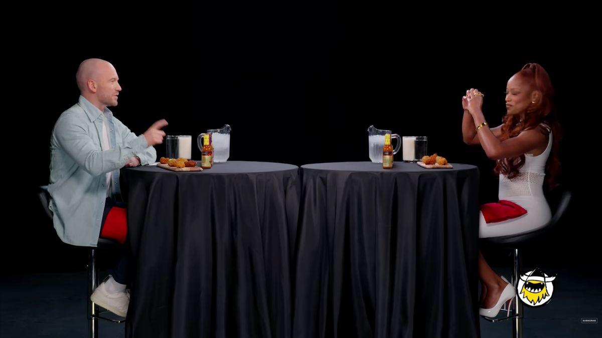 Image of In an exclusive interview, Sean Evans said he and Keke Palmer 'immediately clicked.'