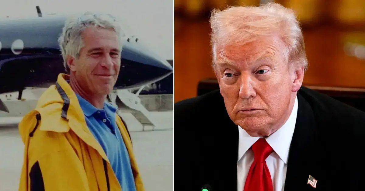 Photo of Jeffrey Epstein asked if he should 'help' prepare an answer for Donald Trump regarding their relationship.