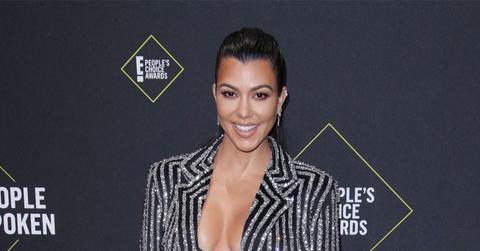 Kourtney Kardashian On Red Carpet