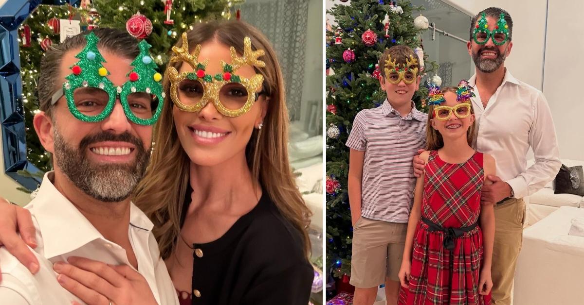 Photo of Donald Trump Jr. with Bettina Anderson and his kids