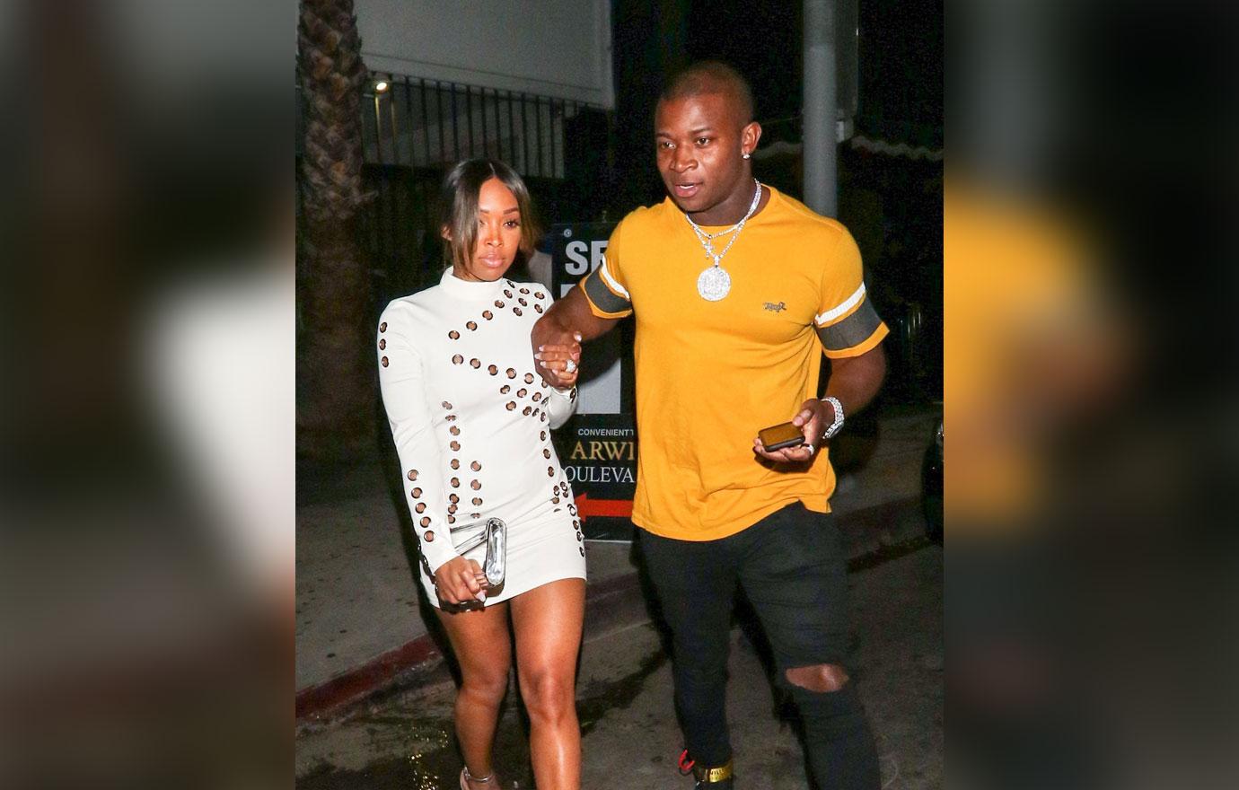 Malika Haqq Holding Hands O.T. Genasis Khloe Kardashian Baby Store