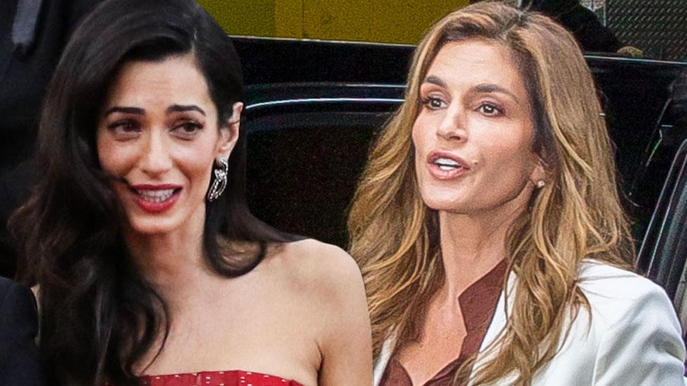 Amal clooney cindy crawford feuding