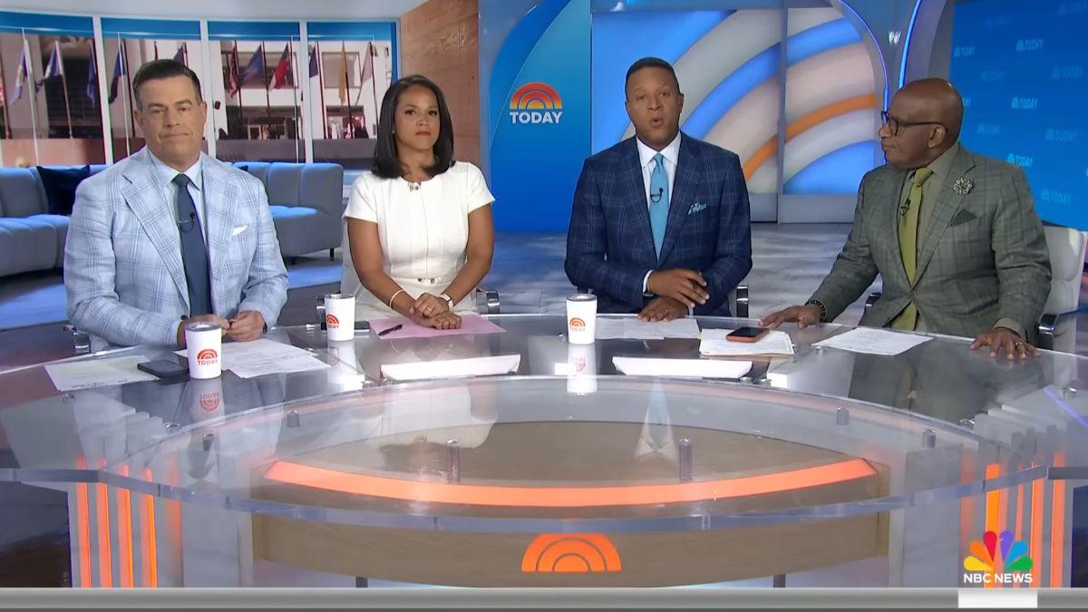 Image of NBC confirmed the suspect was quickly detained.